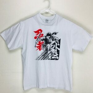 Japan Shine mens short sleeve Ninja graphic tee shirt medium